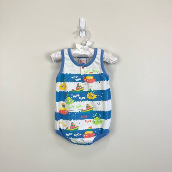 Vintage Buster Brown Ocean Bodysuit Romper 6-9 Months USA - Picture 1 of 8